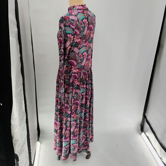 Loft Floral Dress Womens S Cottagecore Boho Floral Ditsy Flowers Maxi - Picture 8 of 12